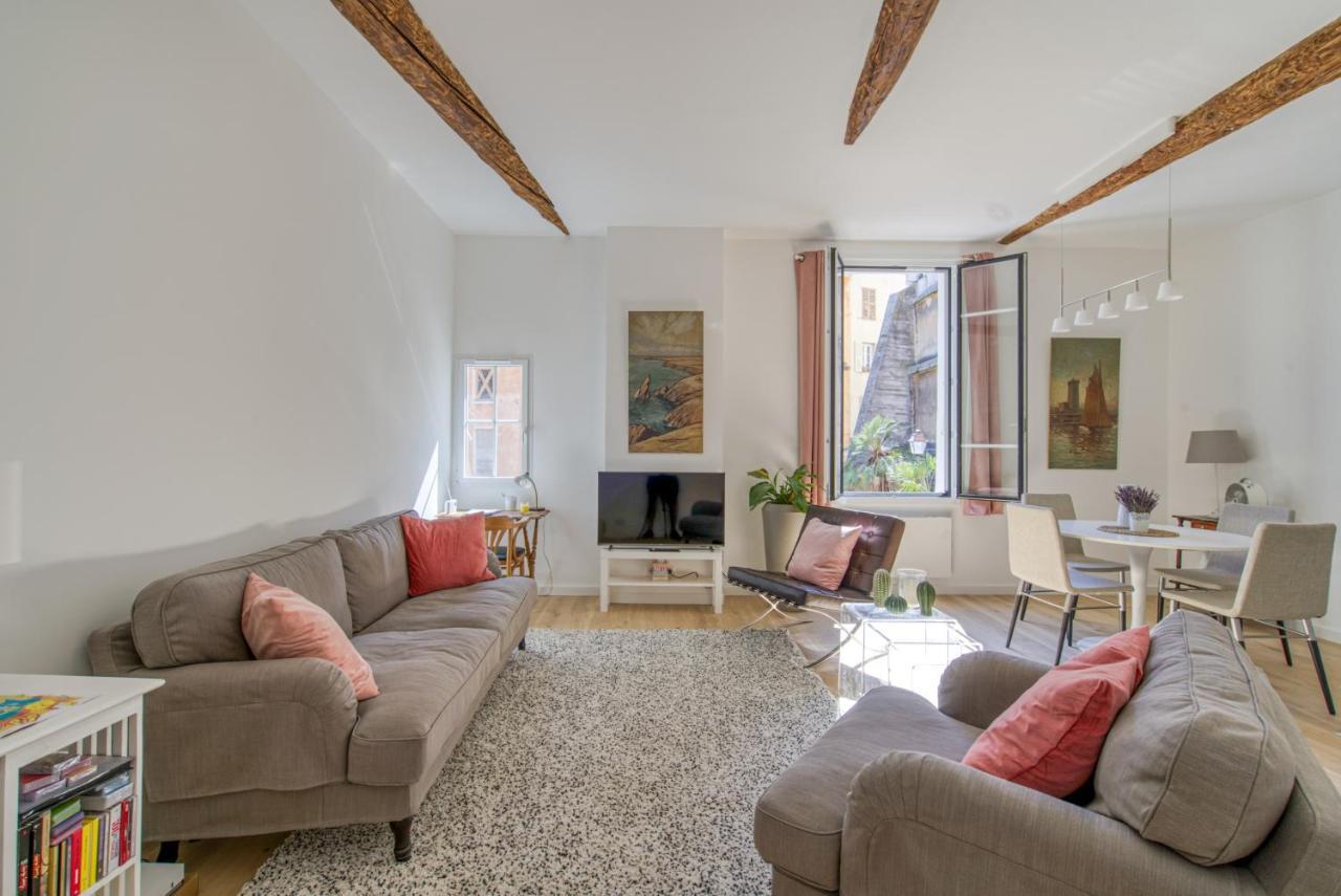 St Jobis - Charmant Appartement, Moderne Et Refait A Neuf, Vieux-Nice Exteriör bild