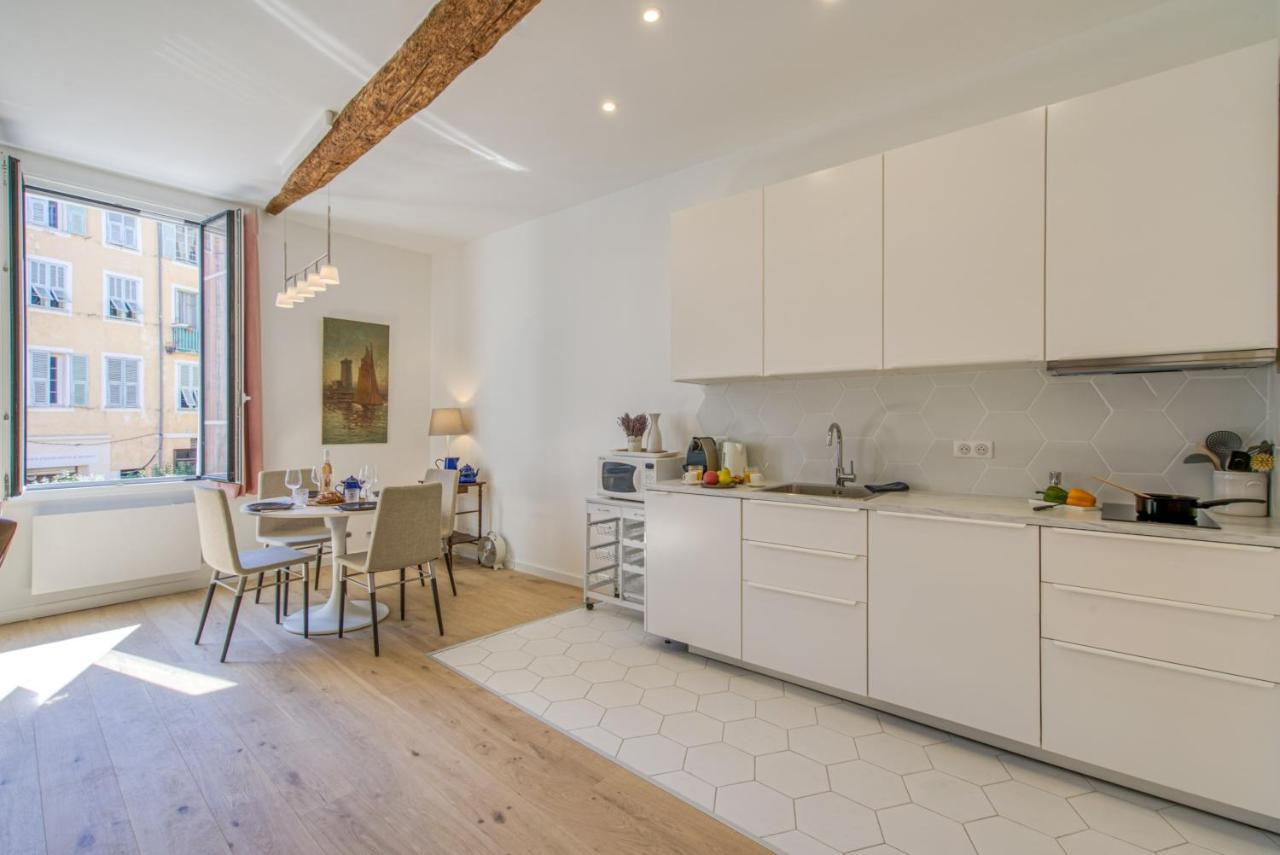 St Jobis - Charmant Appartement, Moderne Et Refait A Neuf, Vieux-Nice Exteriör bild